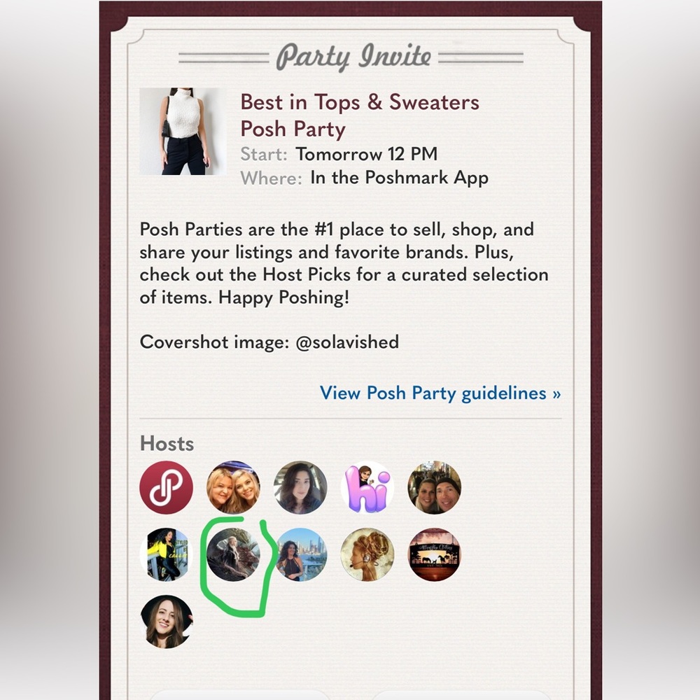 Co host in todays party